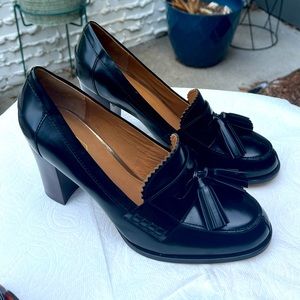 Coach High Heel Penny Loafers, Perfect Condition, Size 10B